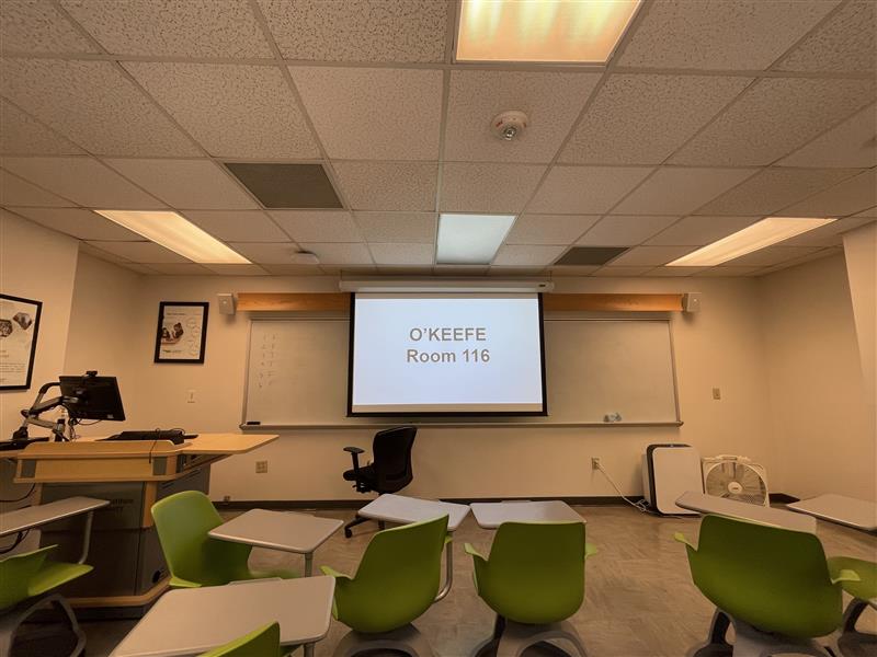 Picture of Daniel C. O'Keefe room 116