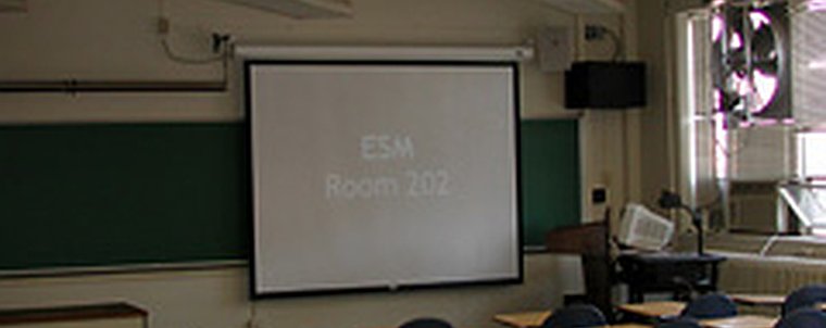 Picture of Engineering Science and Mechanics room 202