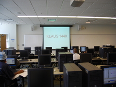 Picture of Christopher W. Klaus Advanced Computing room 1440