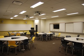 Picture of Clough Undergraduate Learning Commons room 129